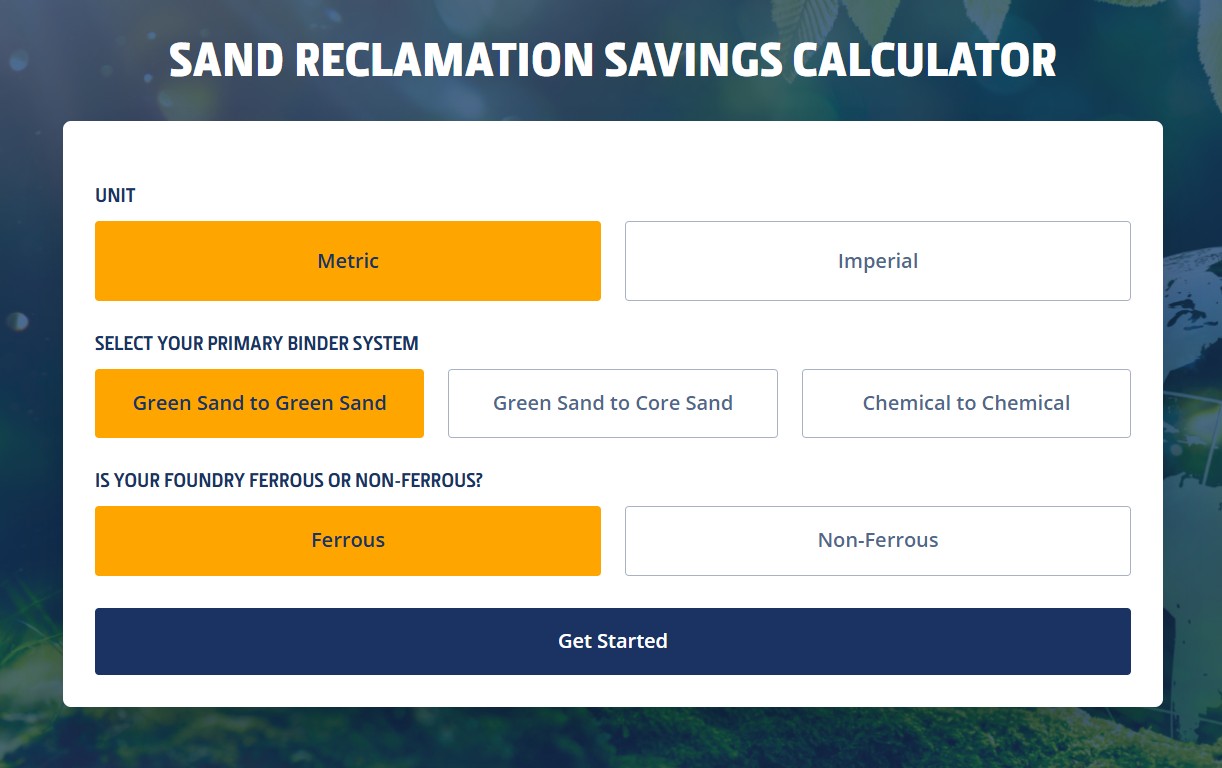 Pro-Claim Continuous Sand Reclaimer Calculator | SIMPSON
