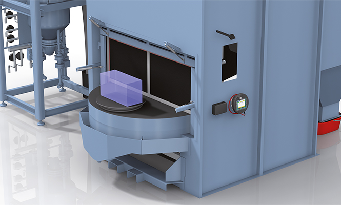 Satellite table machine