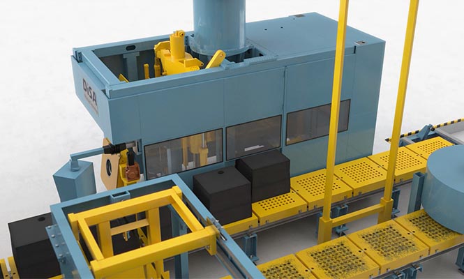 Horizontal Flaskeless Moulding | DISA