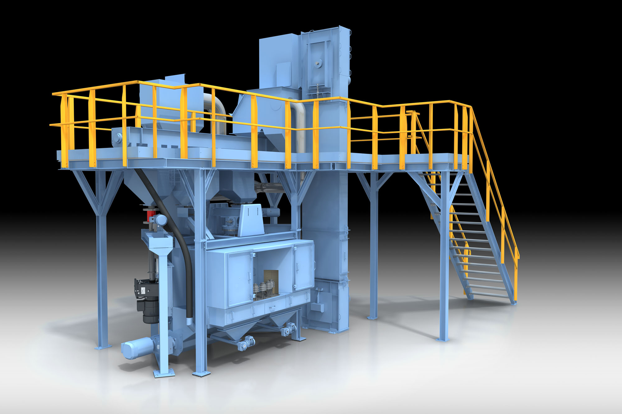 Satellite Turntable Machine (SDT) ​​| Wheelabrator