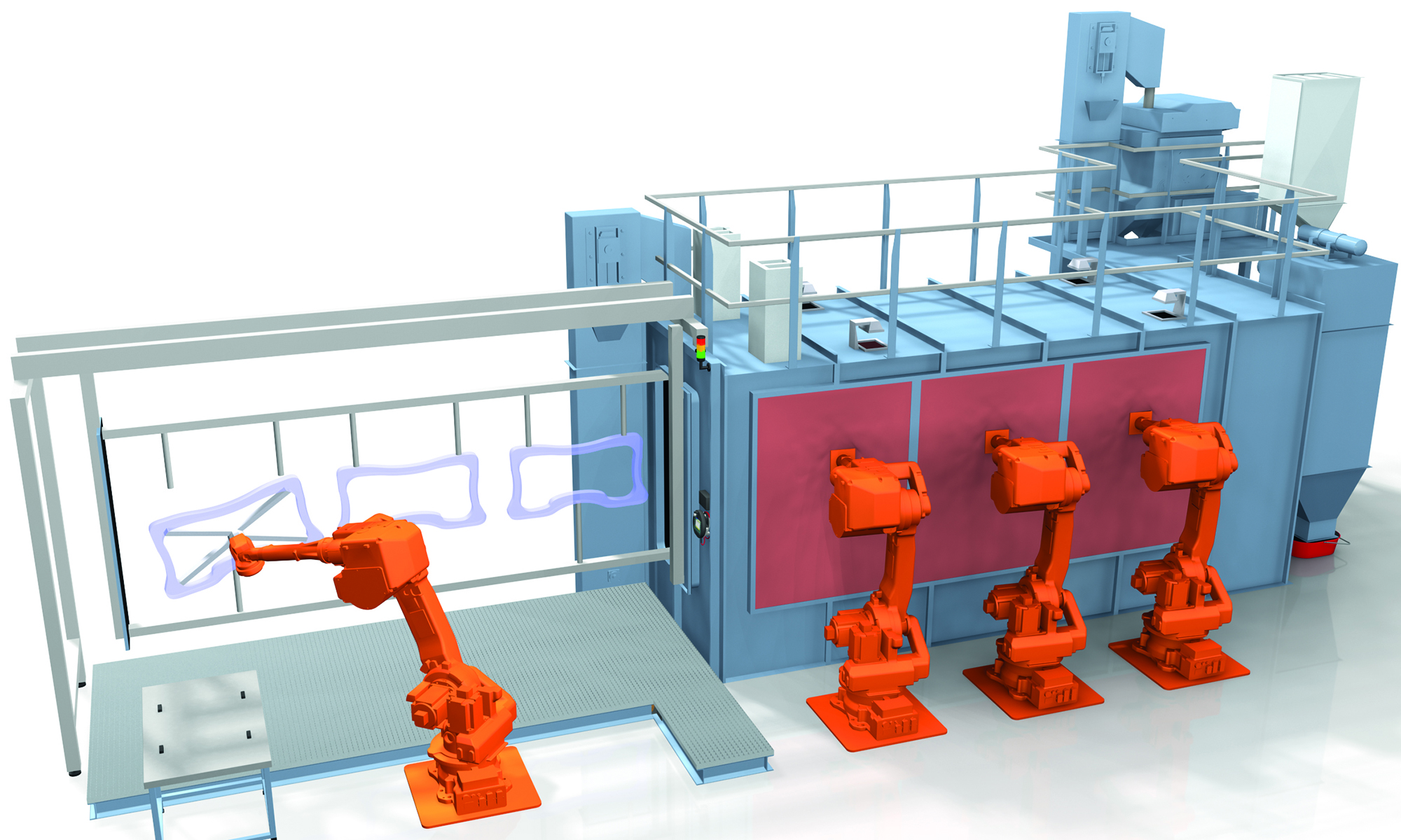 Airblast and wet blasting equipment