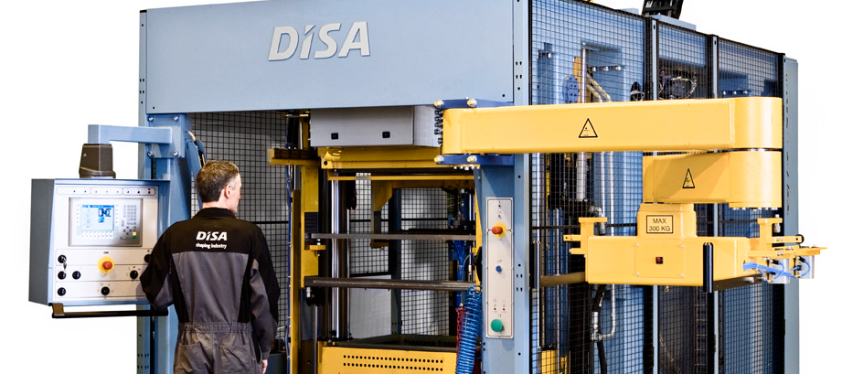 Horizontal flaskeless moulding | DISA