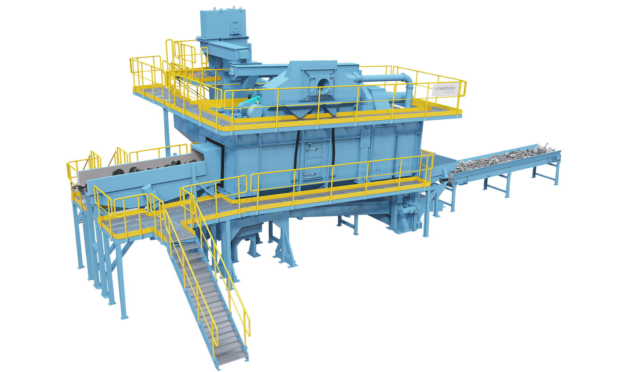 TUMBLAST® Rocker  Drum Continuous (DT) ​​| Wheelabrator