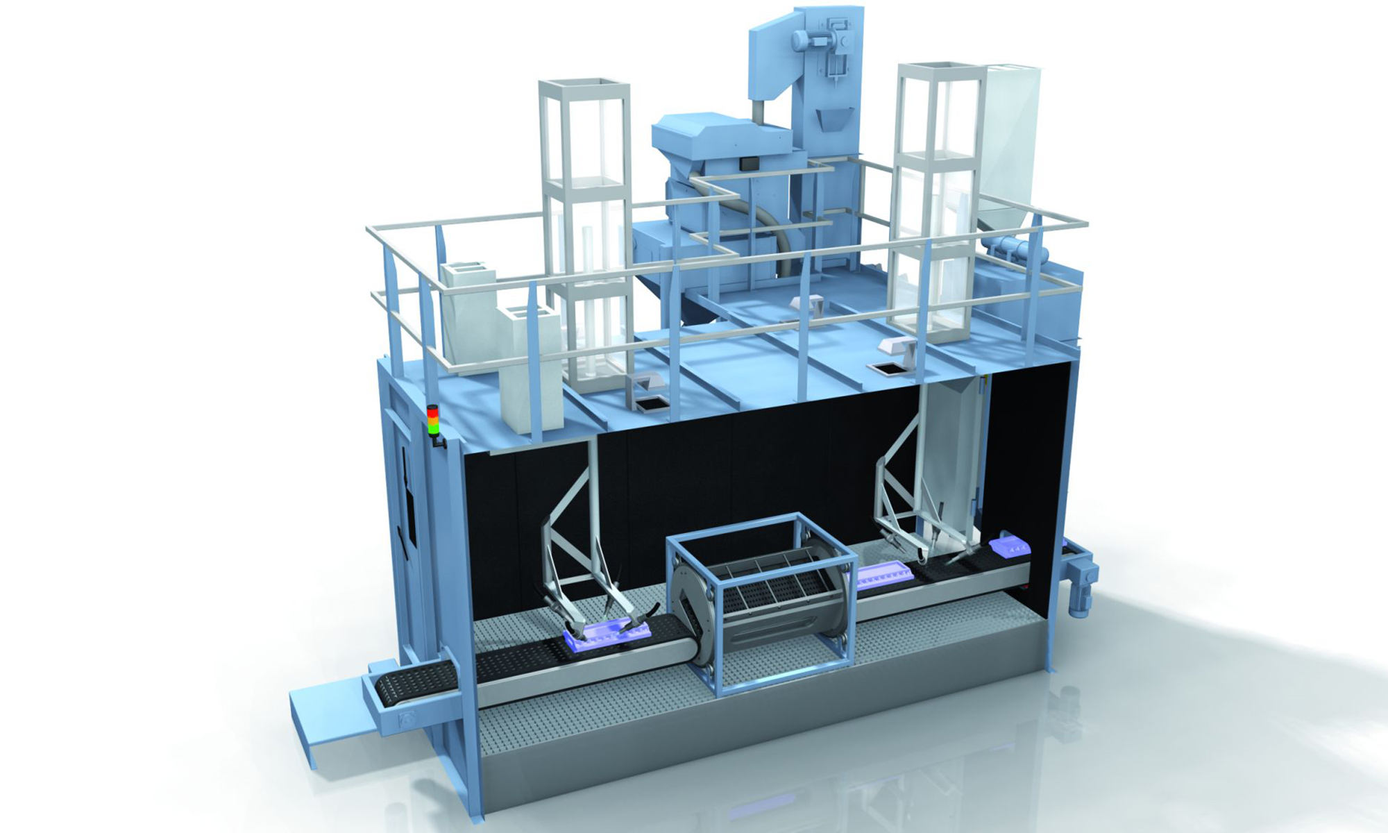 Airblast and wet blasting equipment