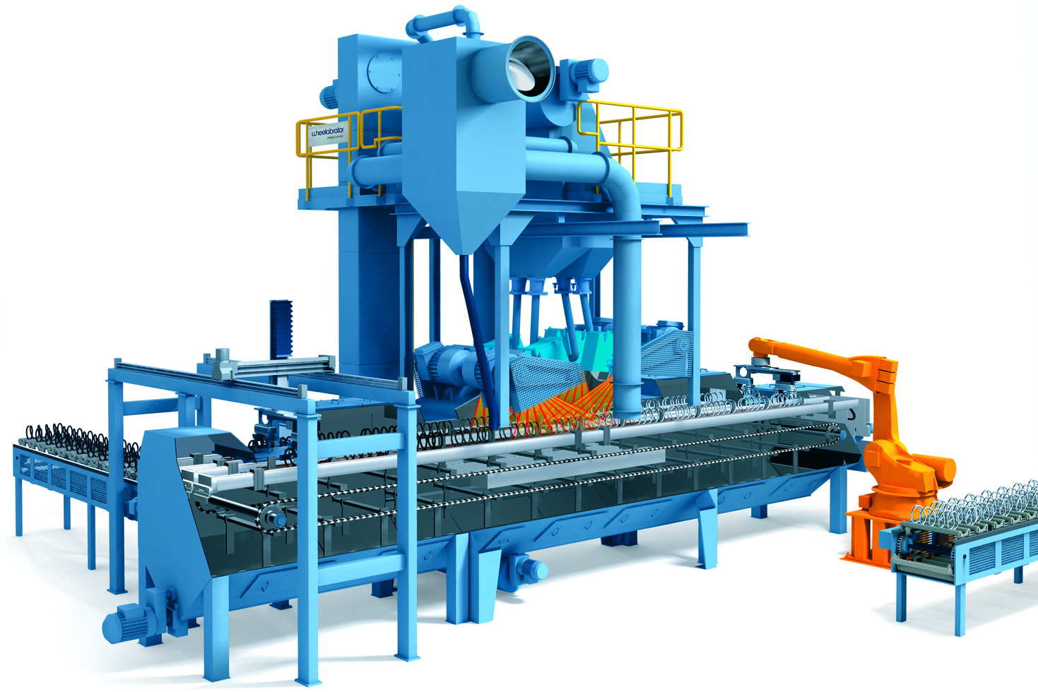 Spring Peening Machine 